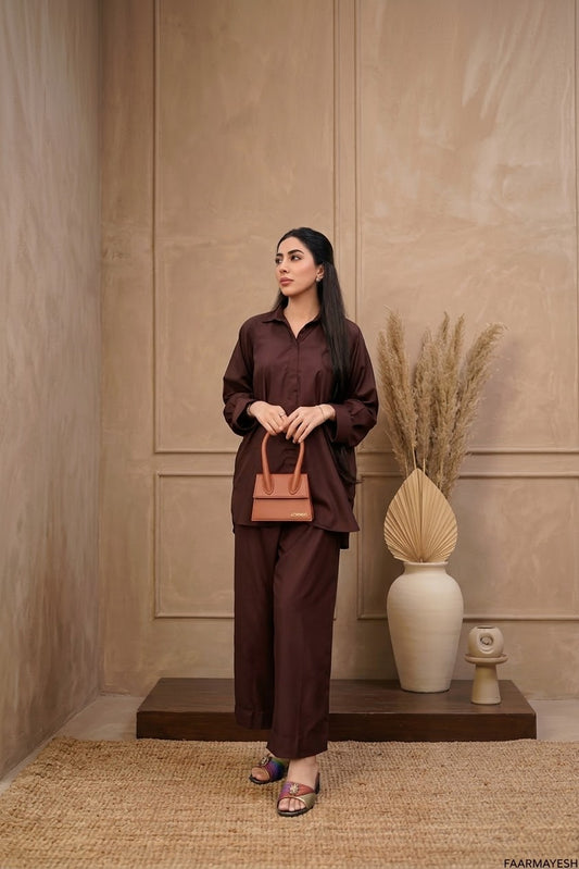 THE DUO DROP PLUM (Co-Ord)