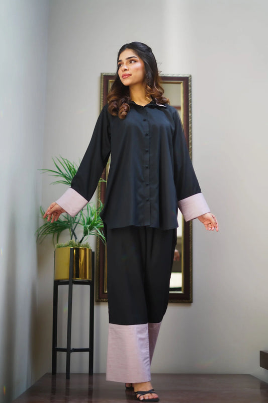 Black-Pink Co-Ord
