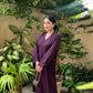 Dark Purple Kurti ( purple set-2pc )