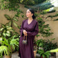 Dark Purple Kurti ( purple set-2pc )