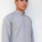 Gray Blended Kameez Shalwar-Unstitched