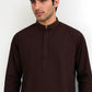 Brown Blended Kameez Shalwar-Unstitched